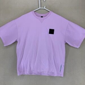 AlphaTauri Men's Pink Crewneck Short Sleeve T-Shirt Size L‎ Logo Detail